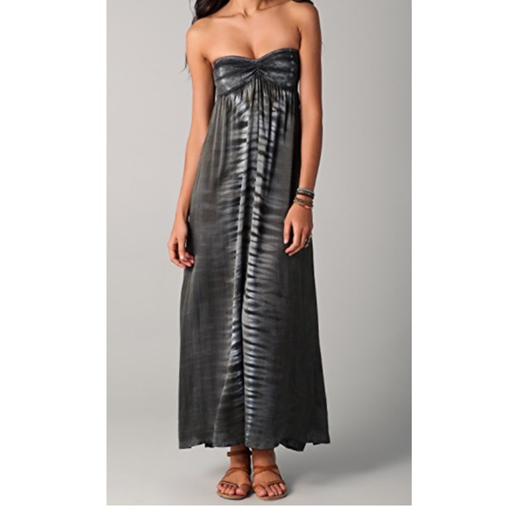 Indah Tie Dye Strapless Dress